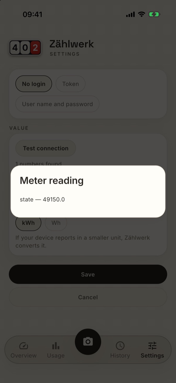 Choosing the number from the device's answer